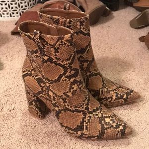 Snakeskin boots